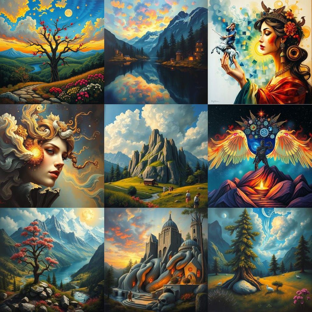 Artistic Creation: A Masterpiece of Beauty and Inspiration