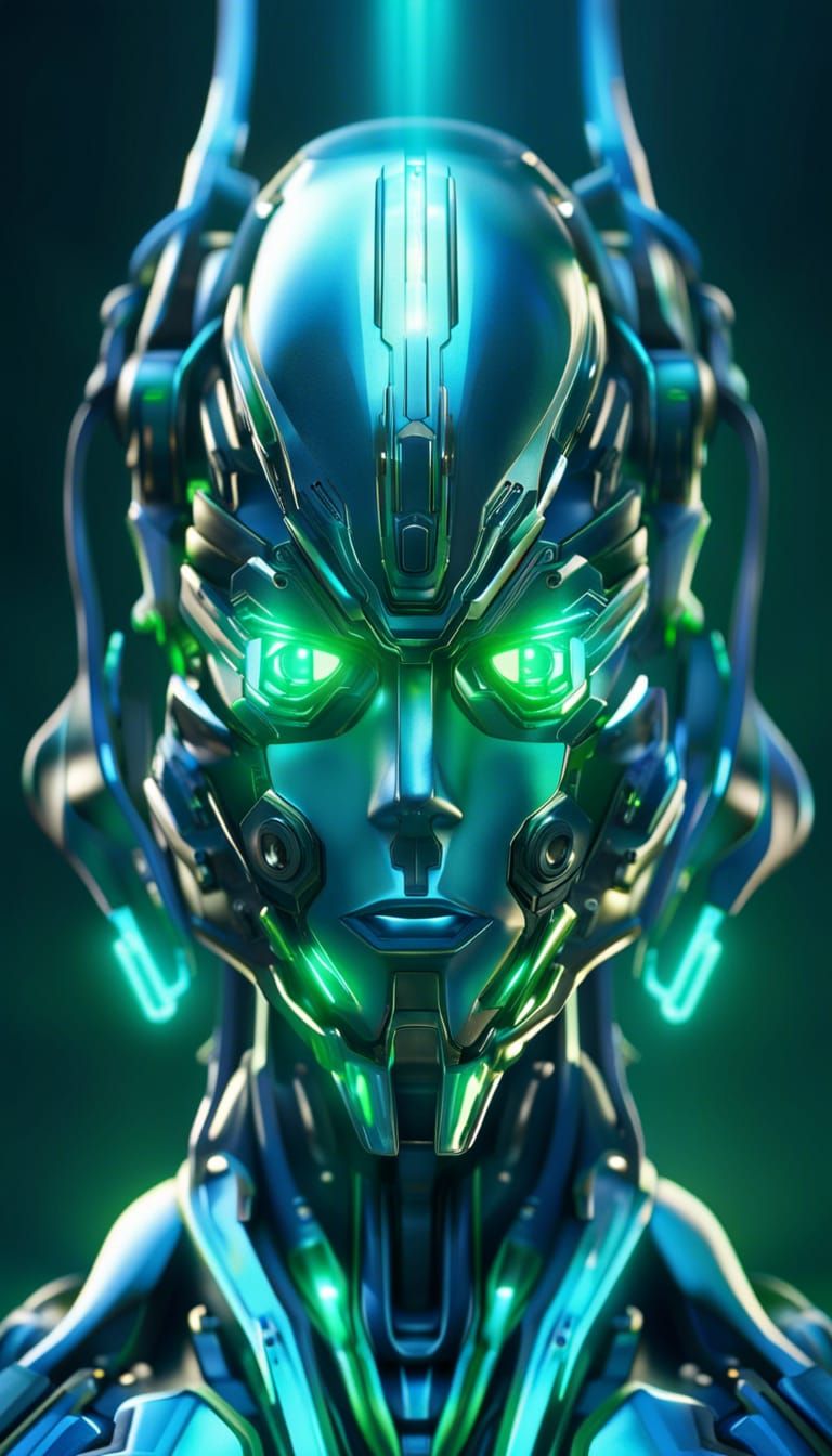 Futuristic Nanobots with AI: Hyperrealistic Concept Art