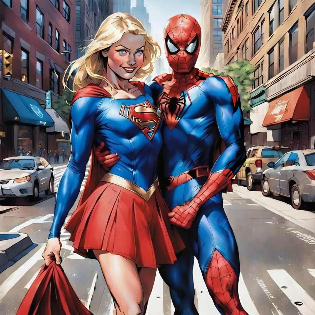 Spider-Man and Supergirl: 1960s Comic Romance