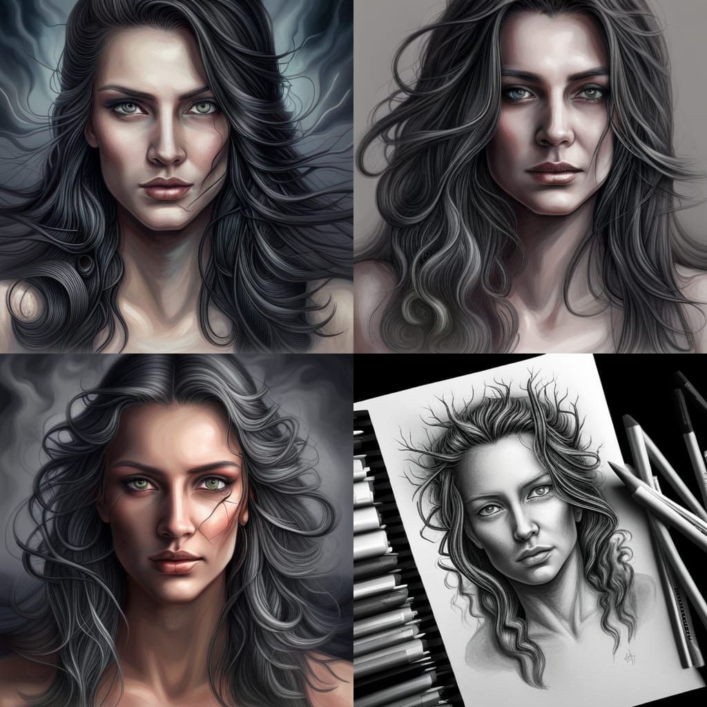 Eerie Woman with Glowing Eyes in Unreal Engine