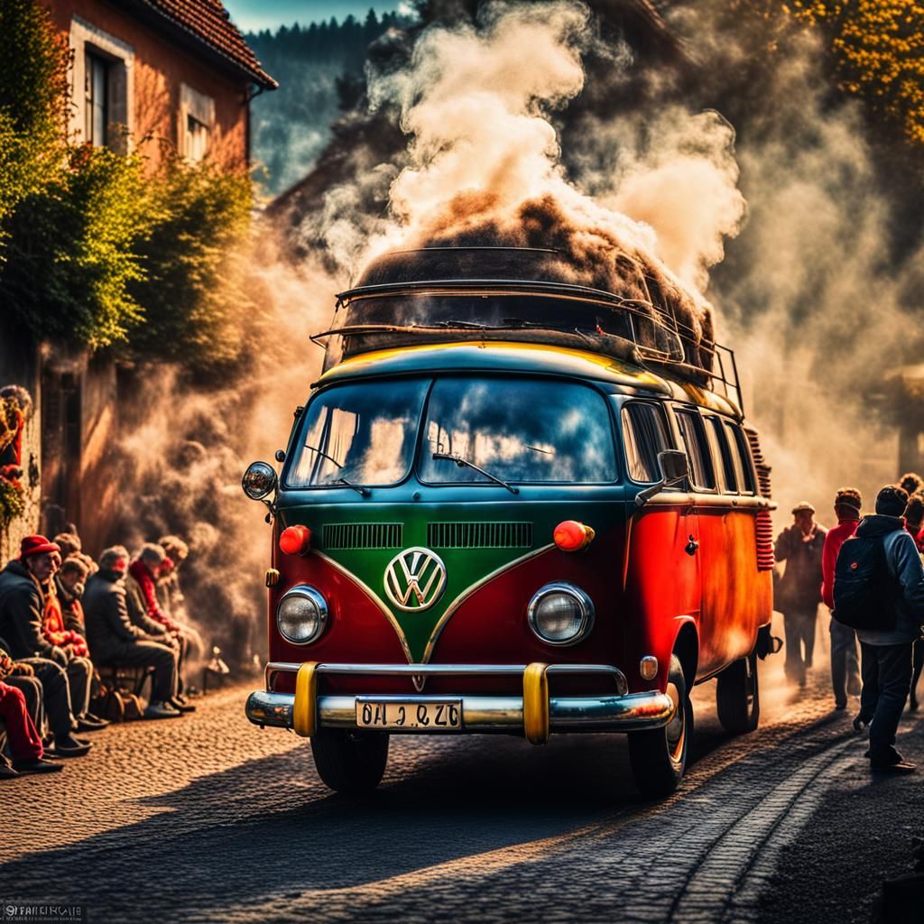 Cannabis Culture: VW Bus in German Village
