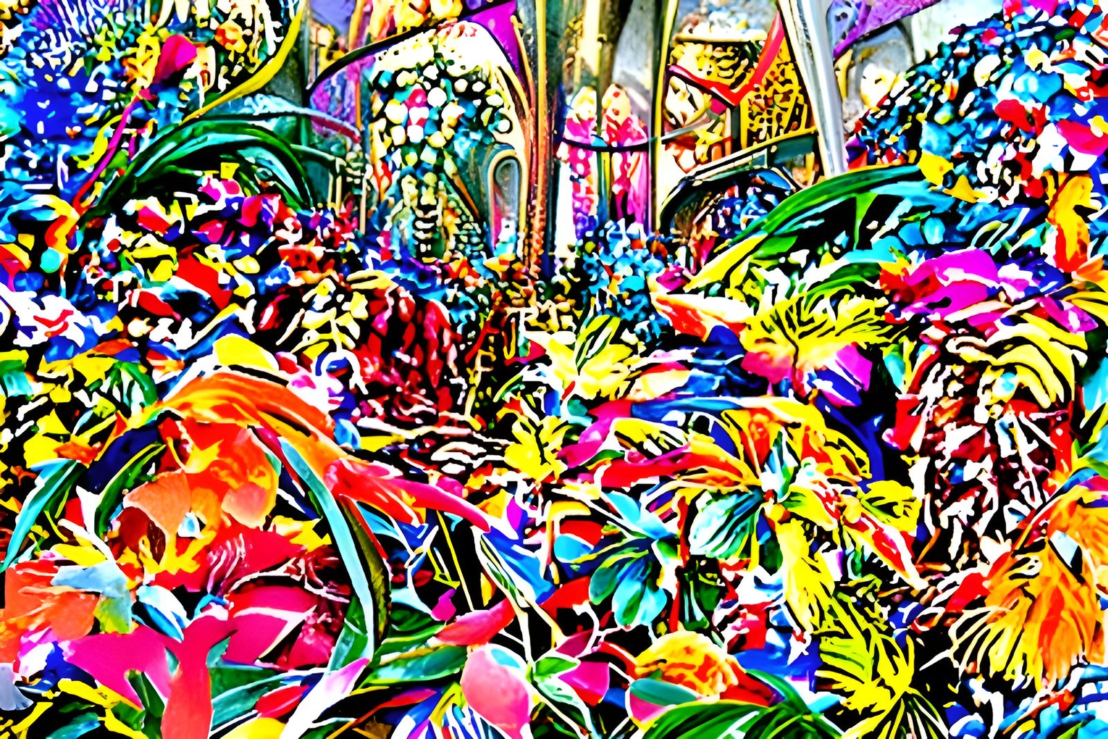Alien in Hyperspace Jungle: Jugendstil Hyperrealism