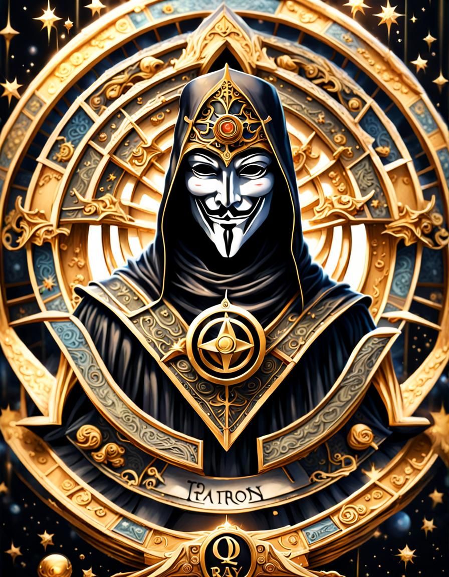 Qanon Fantasy Tarot Card