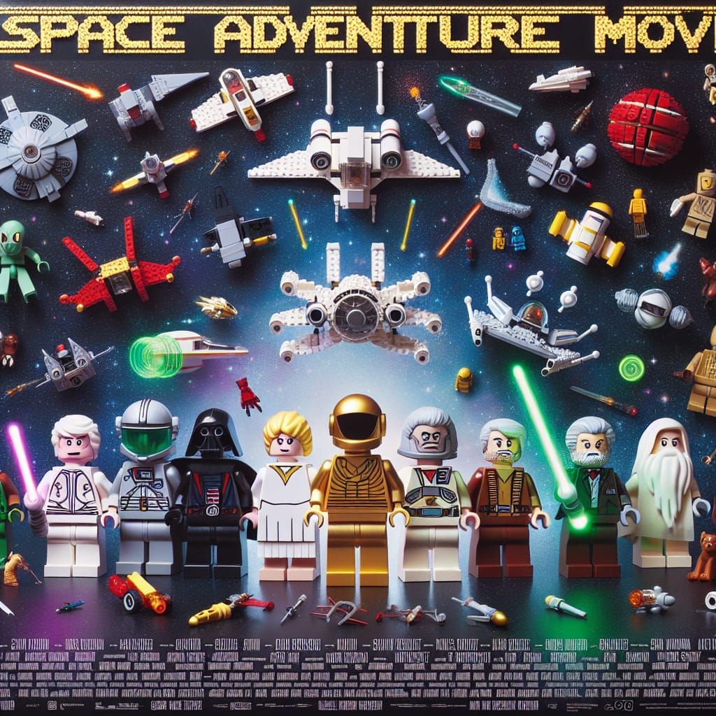 Lego Star Wars Movie Poster