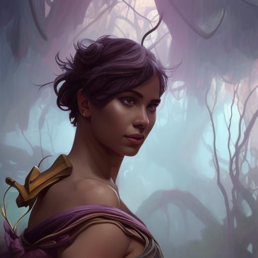 Mara-Primus Portrait on Eternia in Hyperdetailed Style