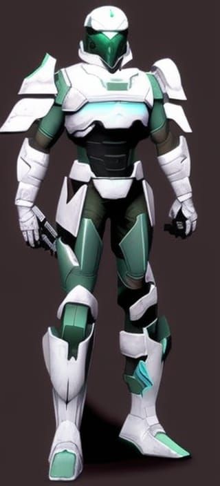 Sci-Fi Soldier Concept Art in Tactical Armor