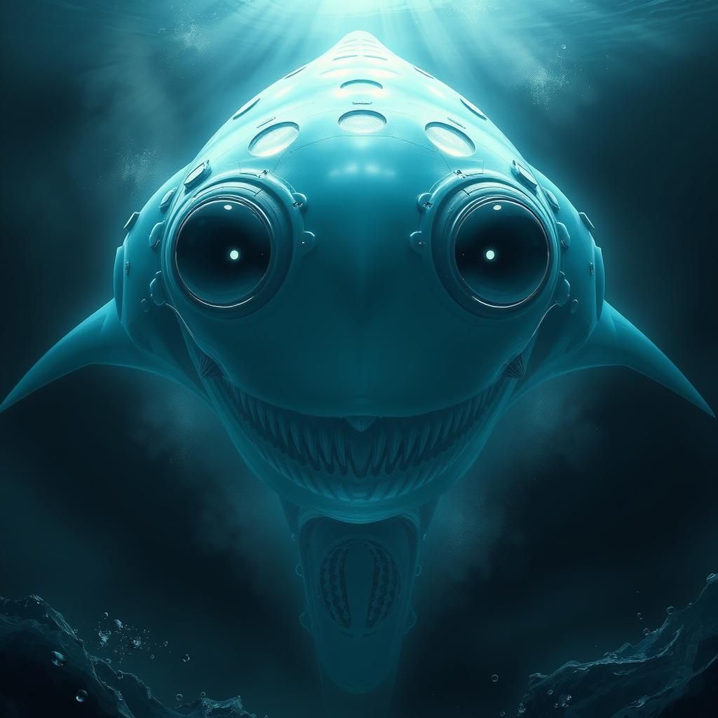 Ethereal Bloop Cryptid Emerges from Abyssal Depths