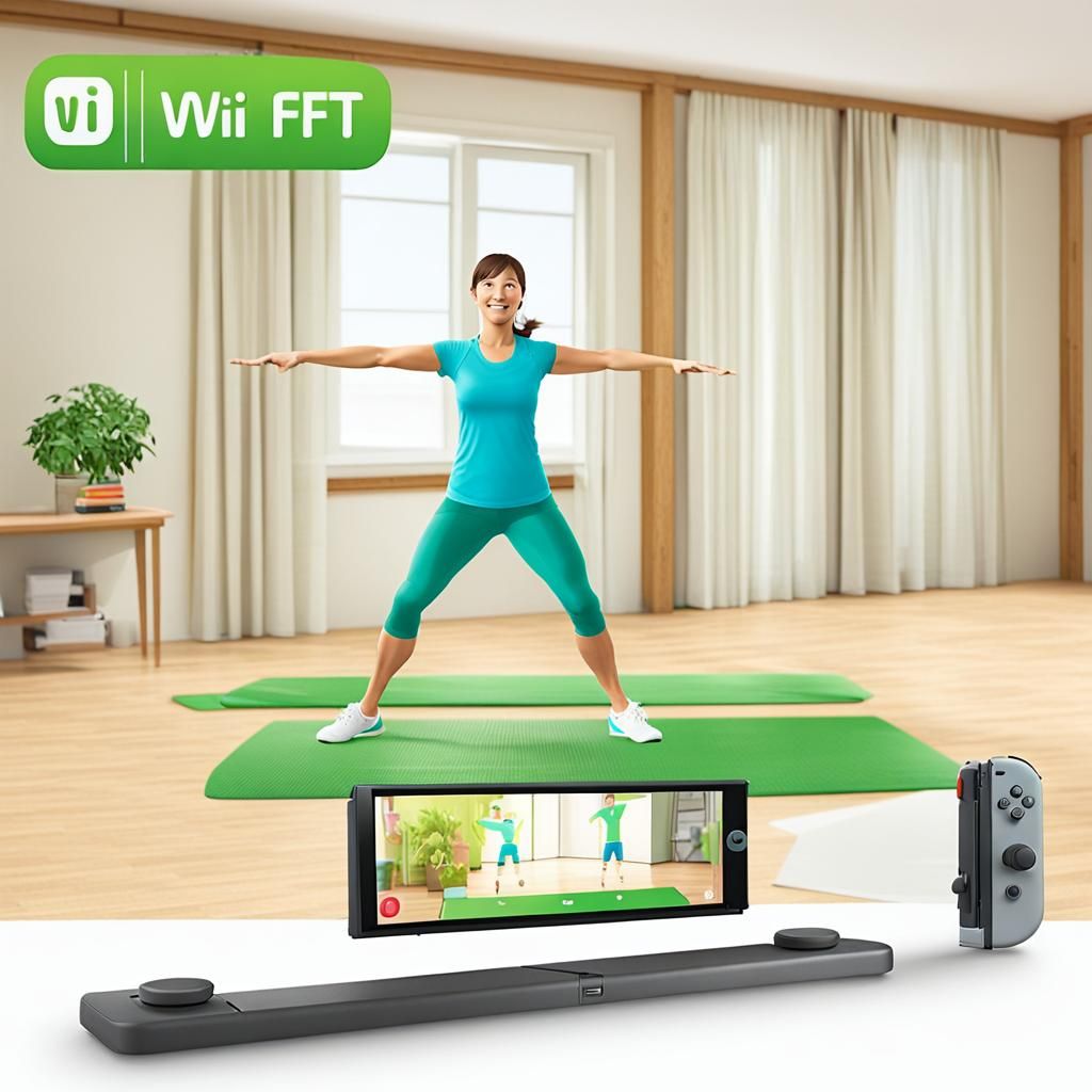 Wii Fit on Nintendo Switch: Digital Rendering