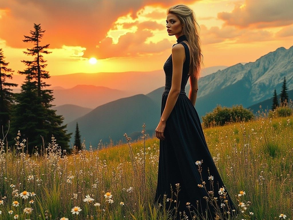 Dark Portraits in Rich, Saturated Colors