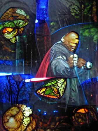 Mike Tyson as Sith Lord in Stained Glass