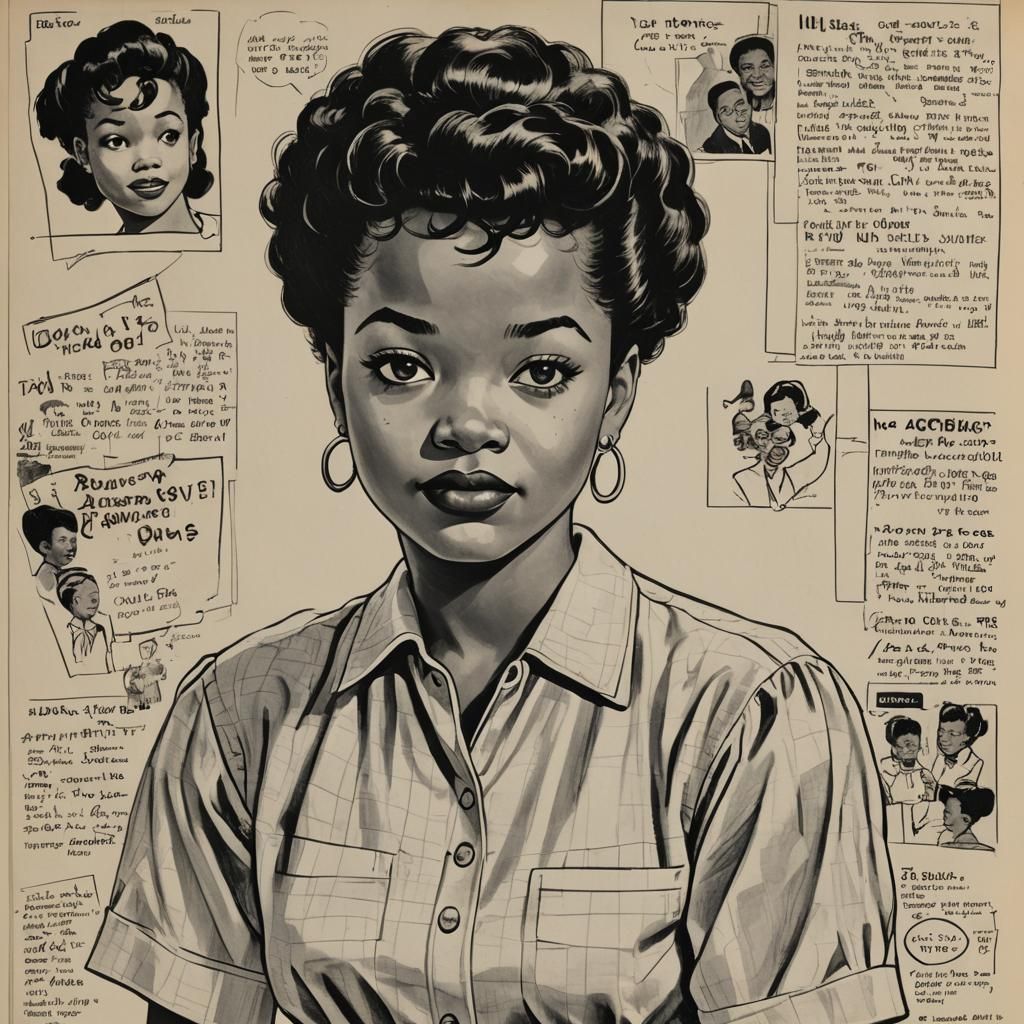 Illustration in the Style of Jackie Ormes