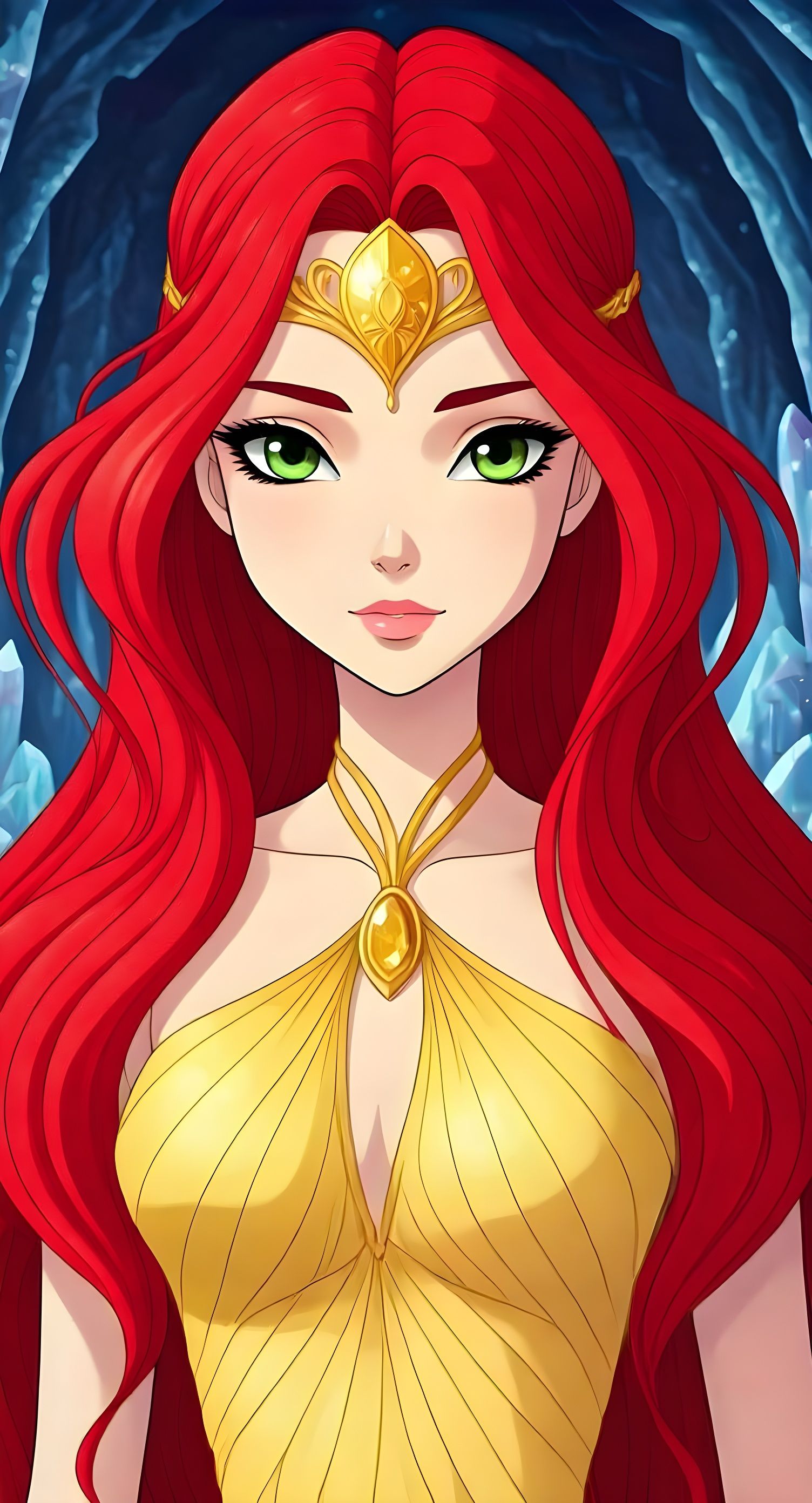 Daphne from Winx Club as Anime Nymph