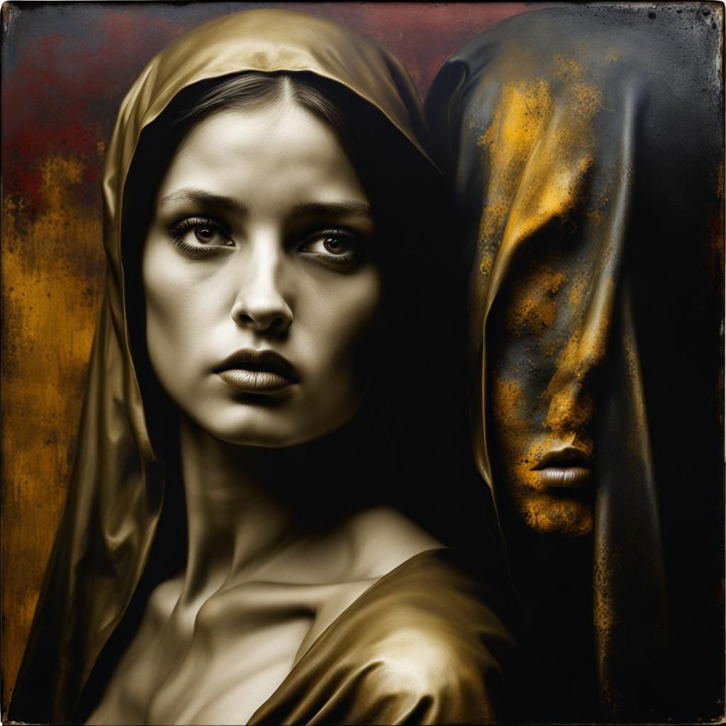 Encaustic Painting: Hope and Sorrow