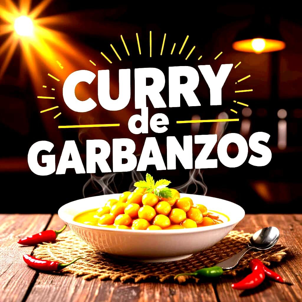 Vibrant Chickpea Curry Recipe Thumbnail - Bold Digital Art