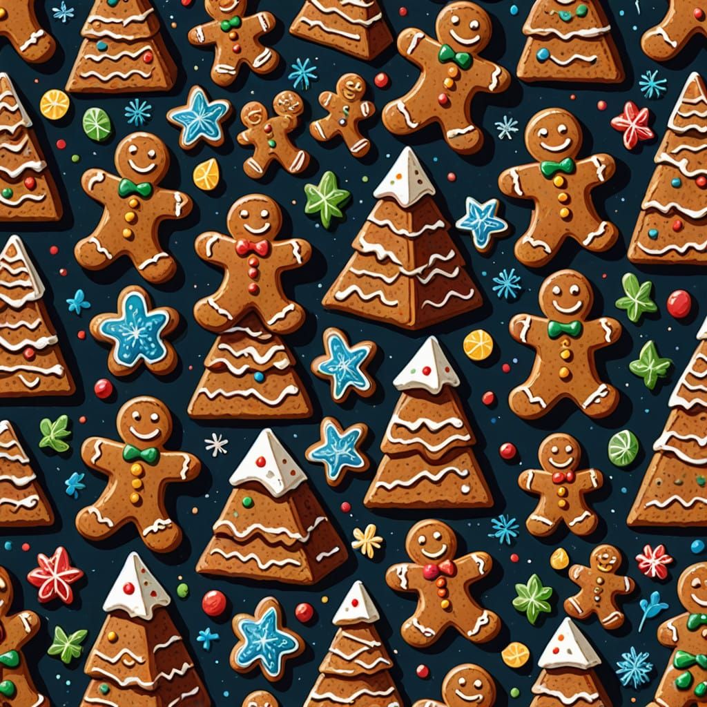 Gingerbreadman pyramid