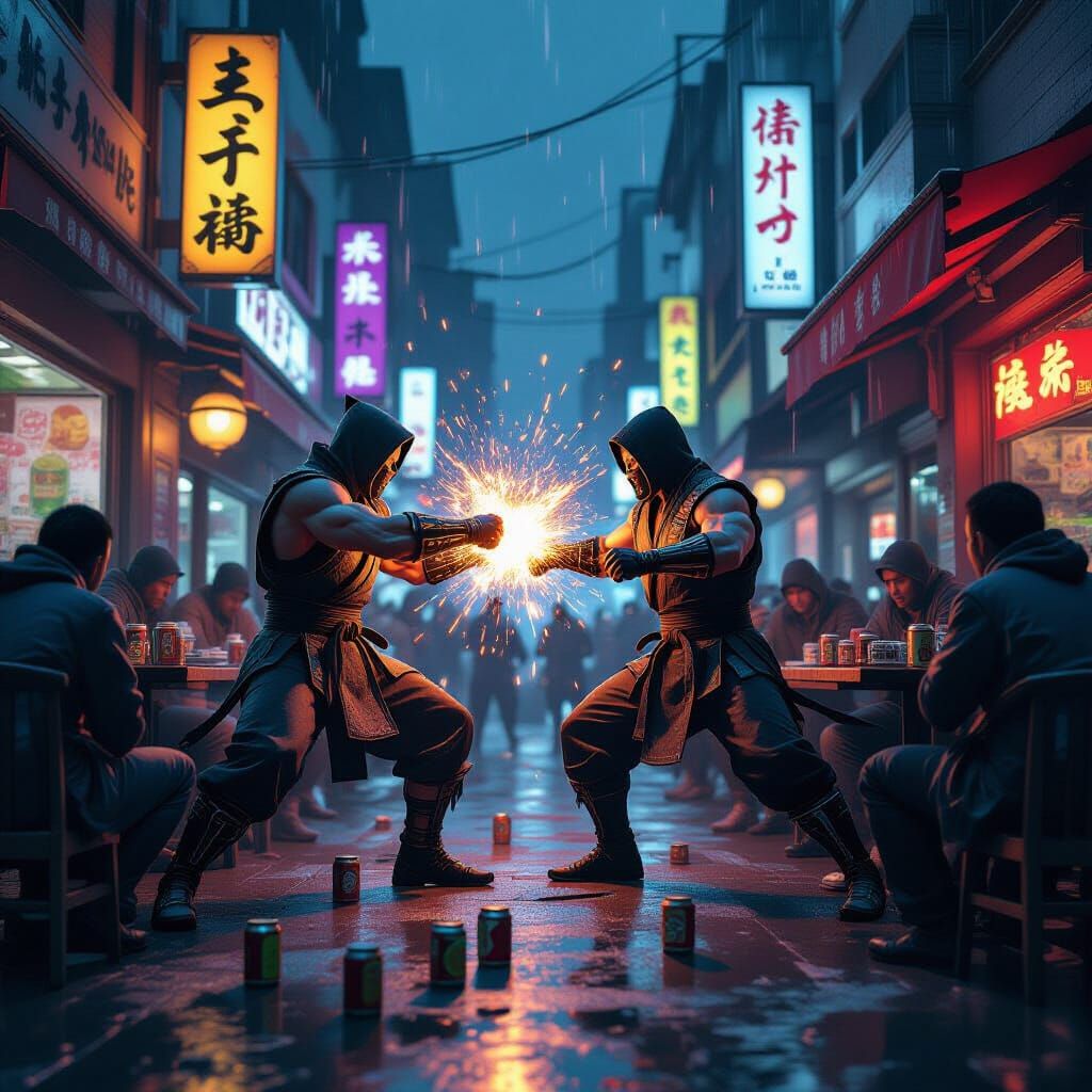 Bruce Lee vs Jet Li Mortal Kombat Fight in Tokyo