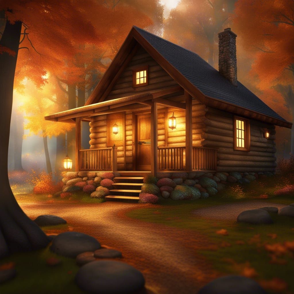 Cozy Rustic Cabin Retreat in Peaceful Grove