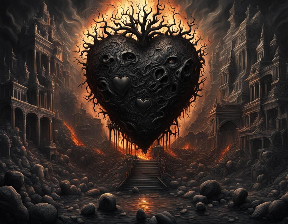 Surreal Underworld Heart in High Detail