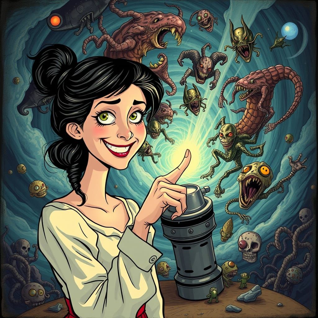 Pandora's Forbidden Button Unleashes Whimsical Chaos