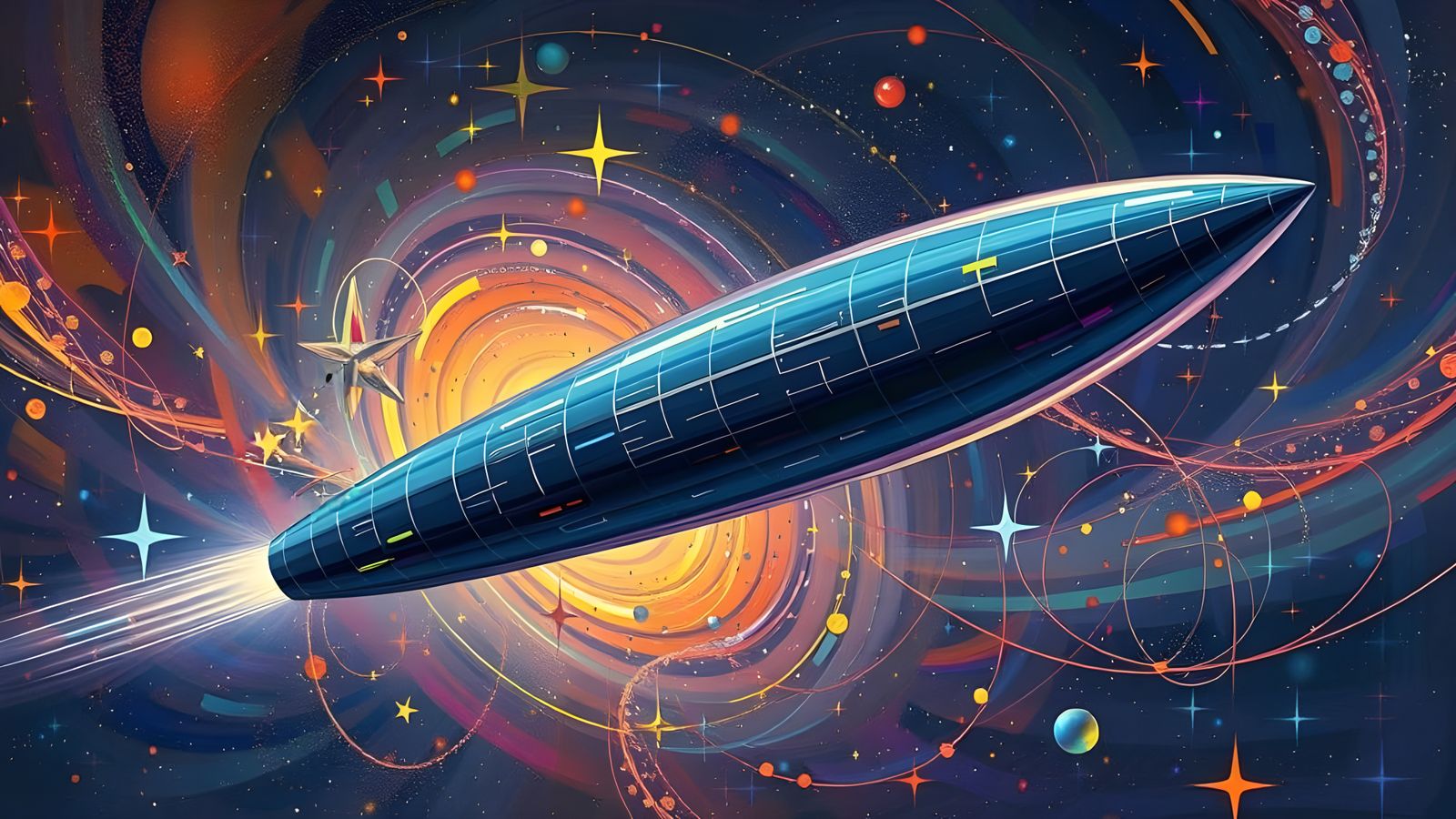 High-Velocity Cylinder in a Surreal Cosmos