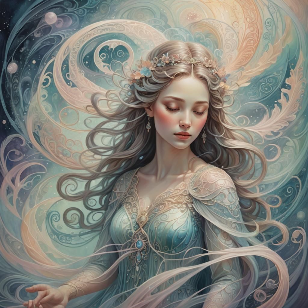 Dream Goddess in Mystic Aura