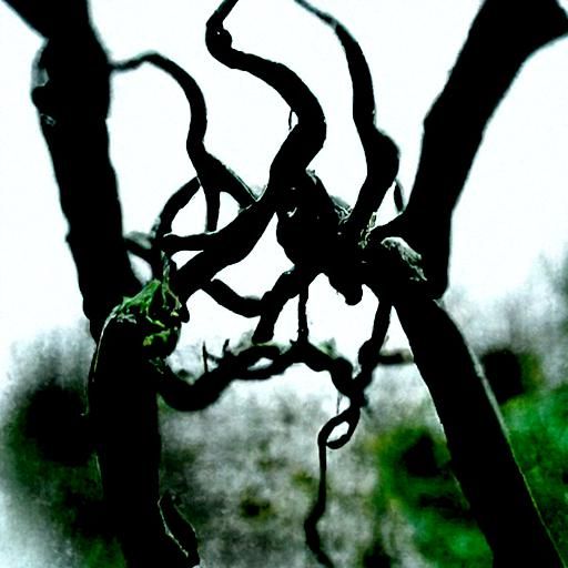 Creeping Vines of Madness: An AI Generated Image