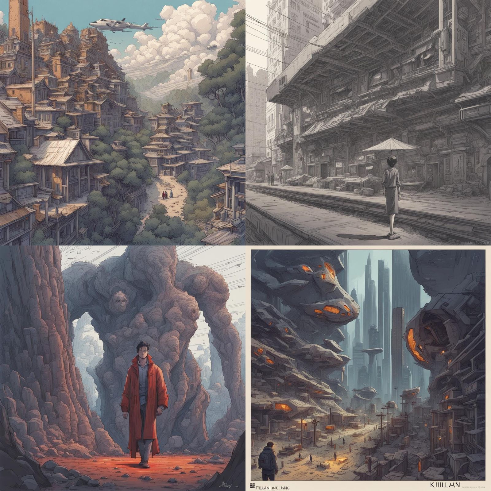 Surreal Landscape Illustration