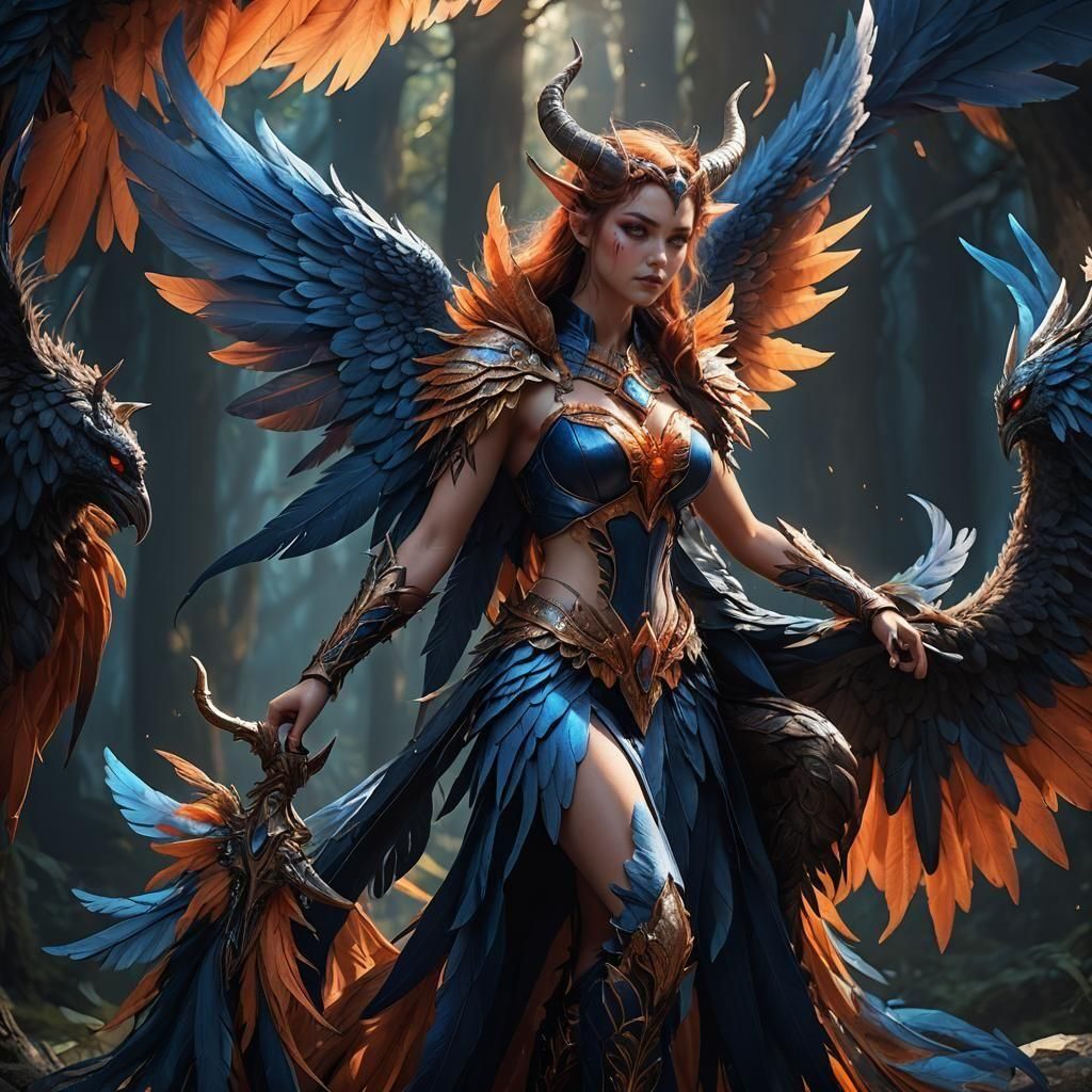 Fantasy Girl: Demon, Angel, and Human