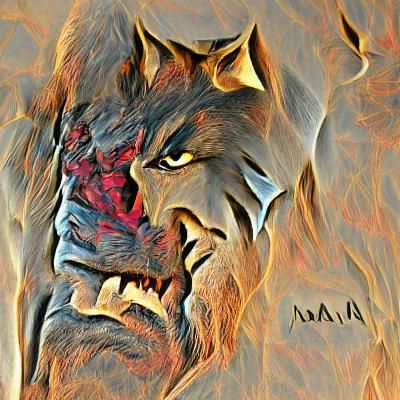 Majestic Fantasy Beast Portrait