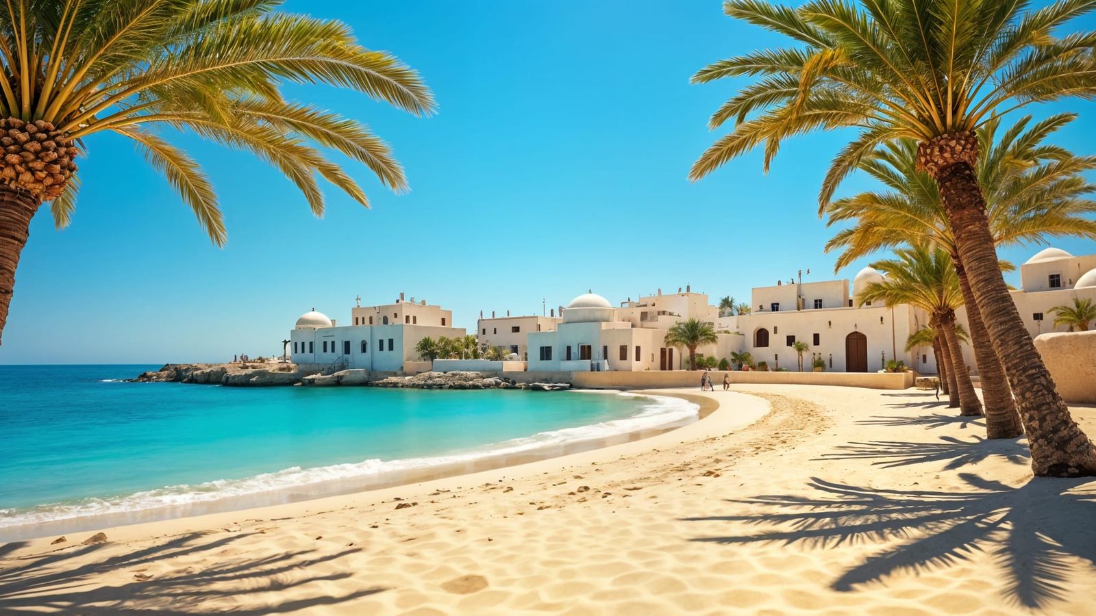 Djerba Island Paradise: A Photorealistic Summer Scene