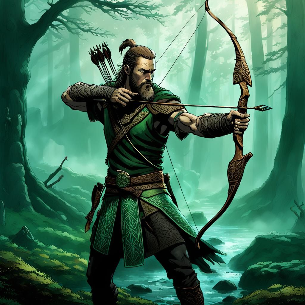 Atreus in Mist, Norse Bow and Ethereal Arrows