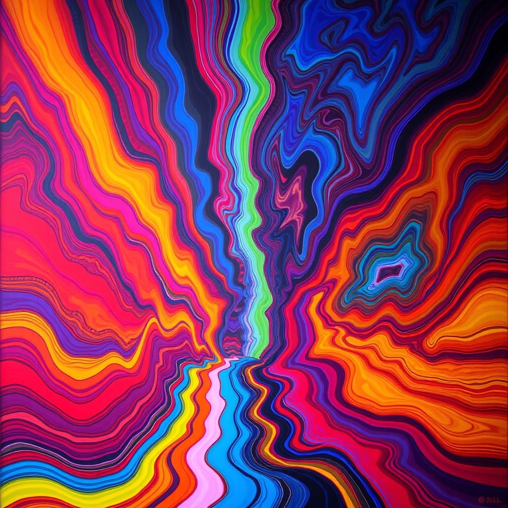 Mesmerizing Abstract Scene in Rothko Style