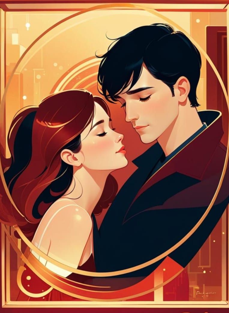 Romantic Digital Illustration in Campion Style