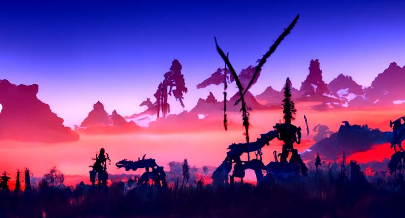 Horizon Zero Dawn Inspired Landscape