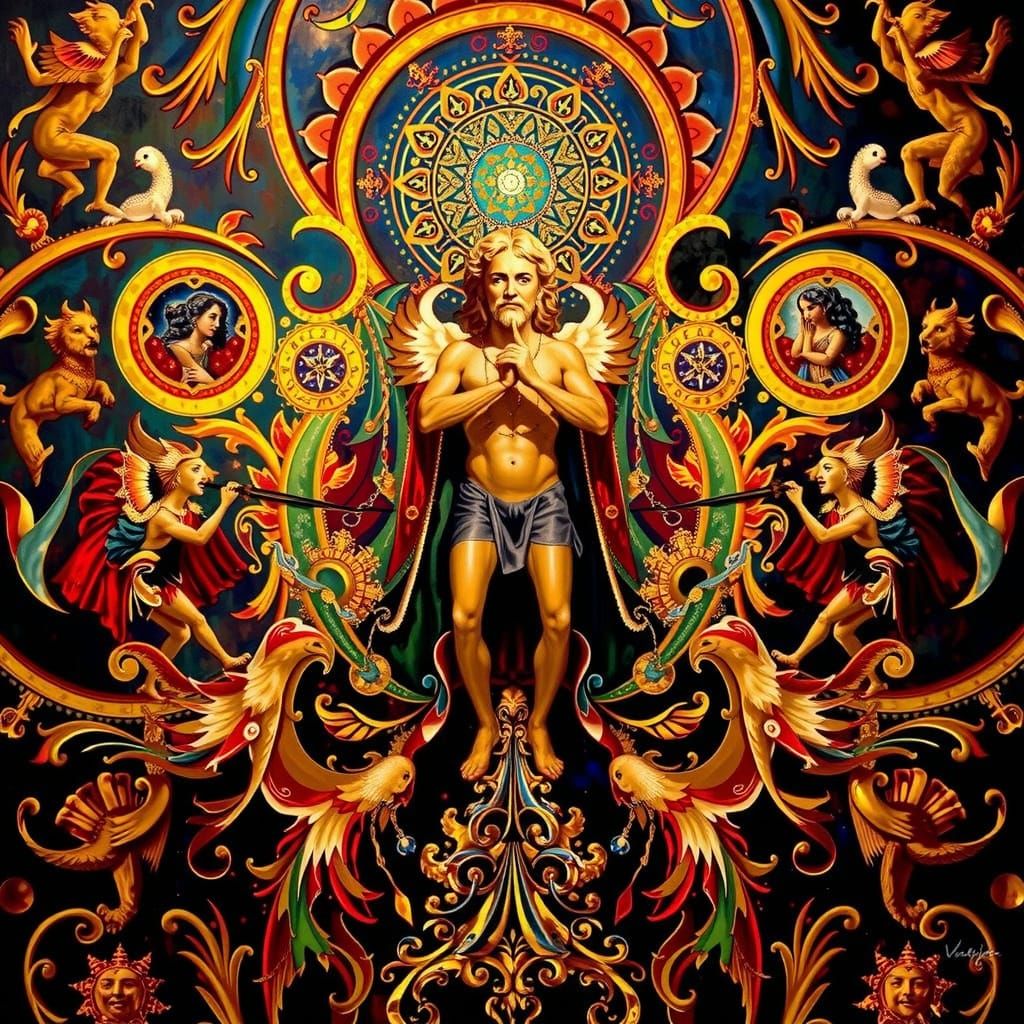 Allegory of Beauty and Truth in Masterpiece Painting