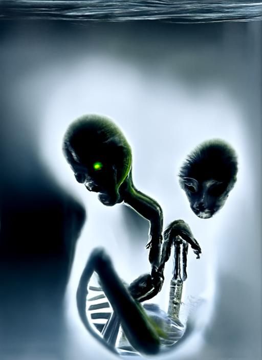 Aliens Create Humans From Animal DNA