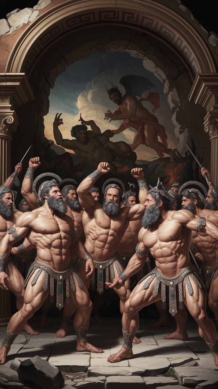 Greek Gods Engage in Epic Battle with Demonic Forces in Anci...