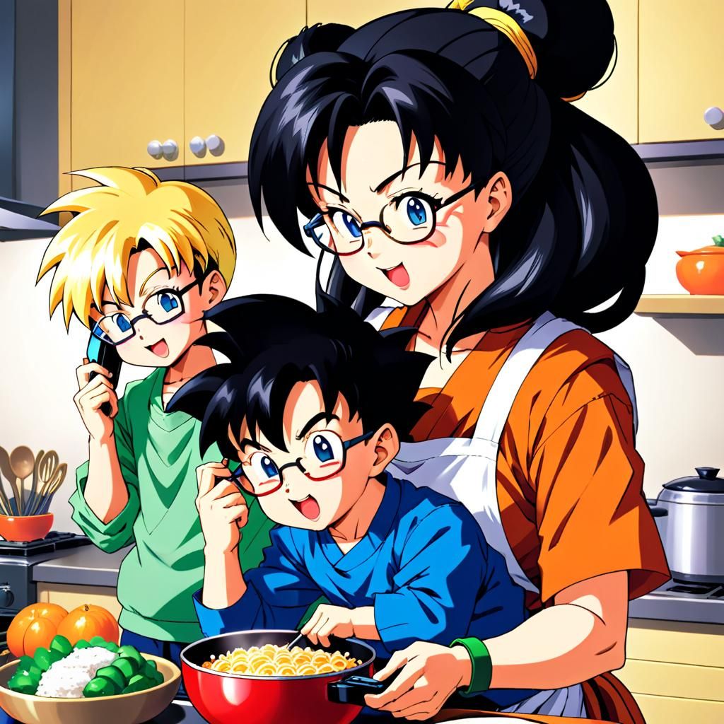 Chi-Chi and Sons: Dragon Ball Anime Comic