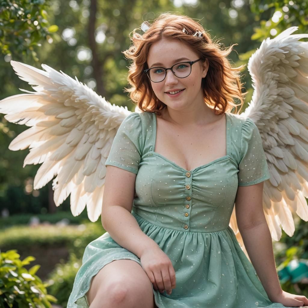 (PROFESSIONAL PHOTOGRAPHY, DSLR 64 MEGAPIXELS, BOKEH, FULL BODY POSES IN HEAVENLY PARADISE EMOTIONAL SHY BLUSHING CAUCAS...