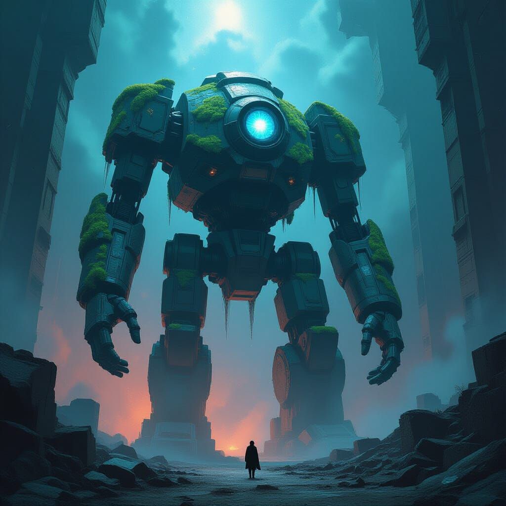 Colossal Automaton in Forgotten Nebula