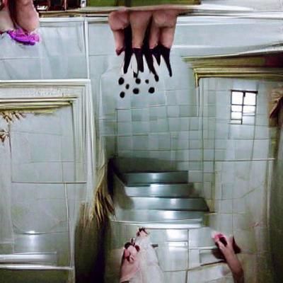 Eerie Surreal Horror Scene