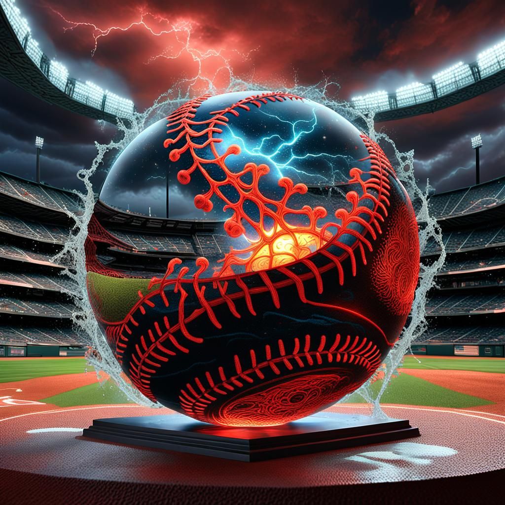3D fractal baseball