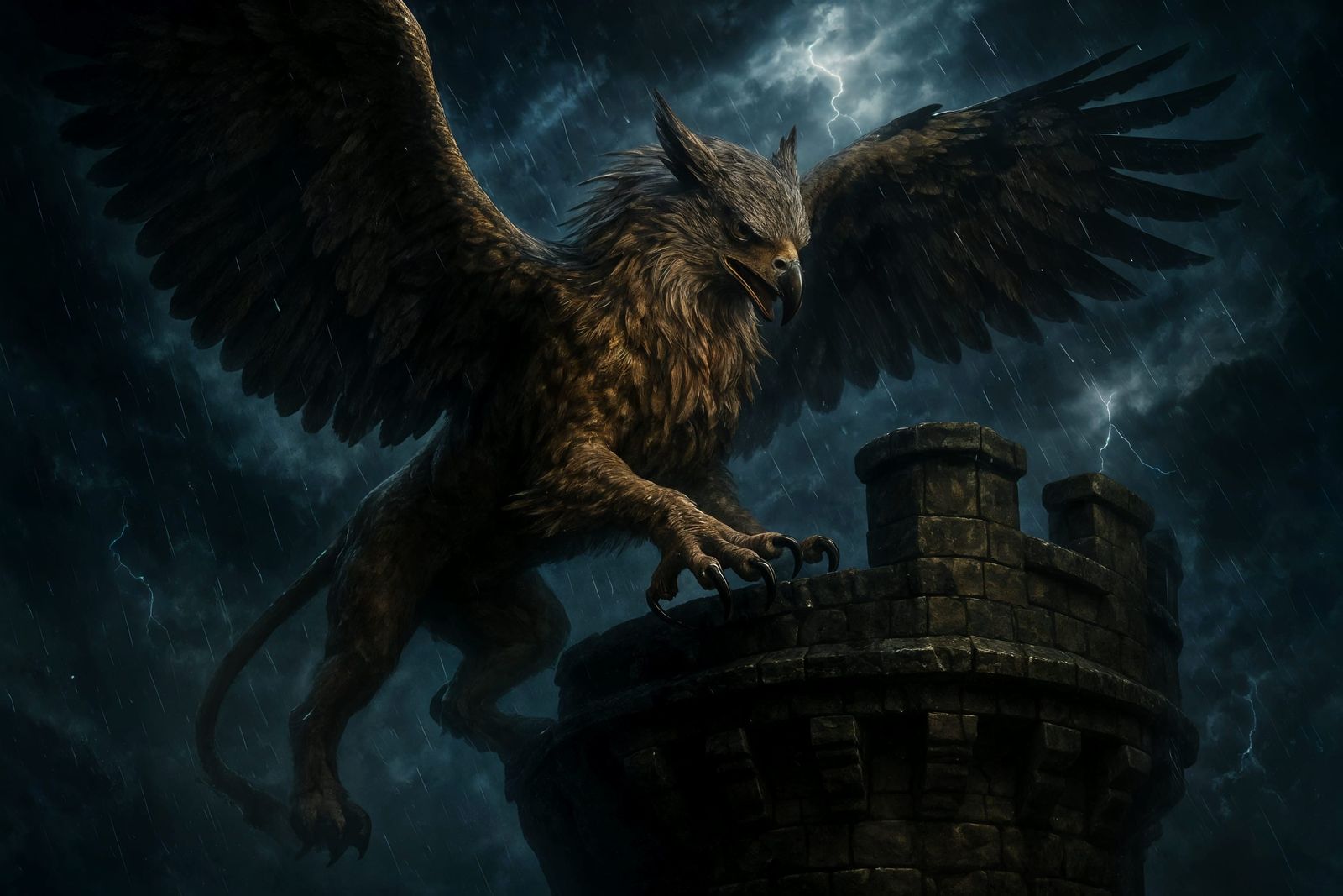 Griffin Landing: Photorealistic Digital Matte Painting