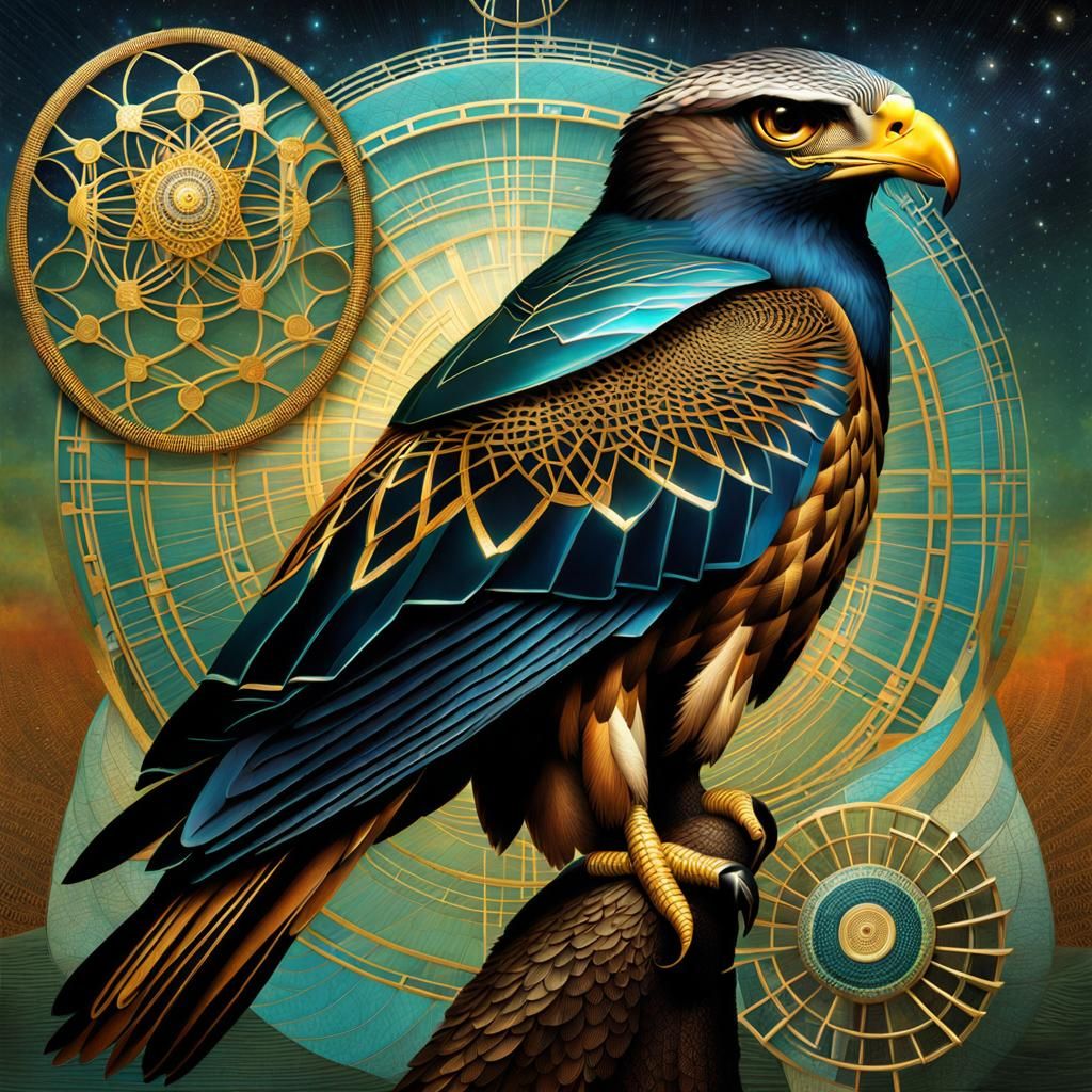 Cybernetic Hawk in Fractal Network