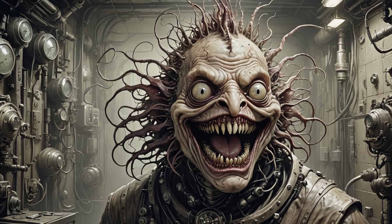 Dystopian Monkfish: A Biometric Surrealism by Tim Burton