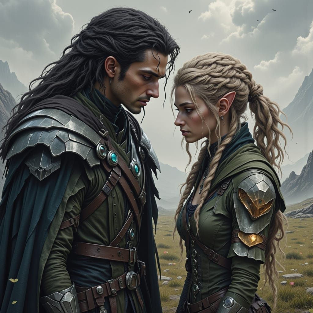 Emotional Sci-Fi Scene: Love and Fear