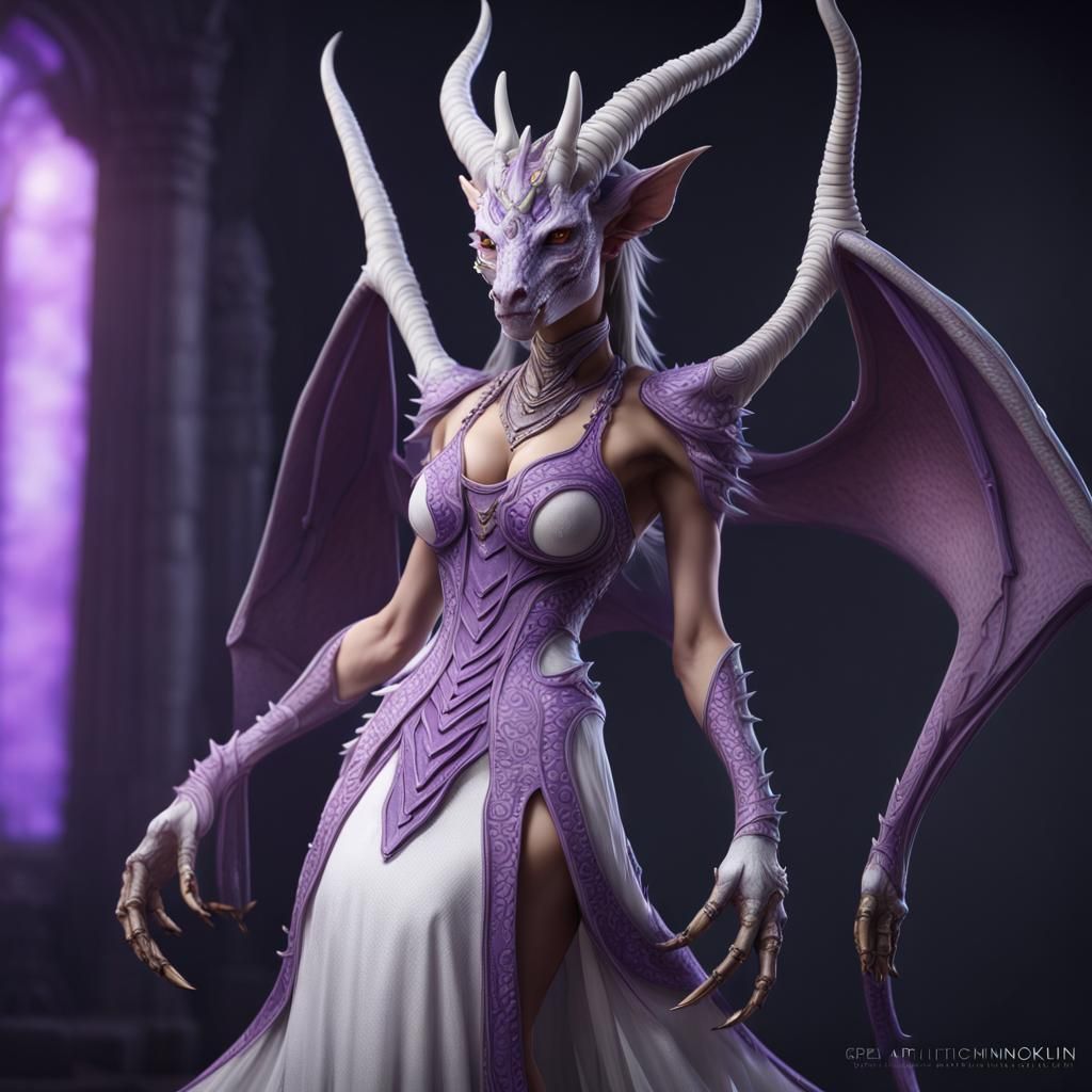 Dragon-like female