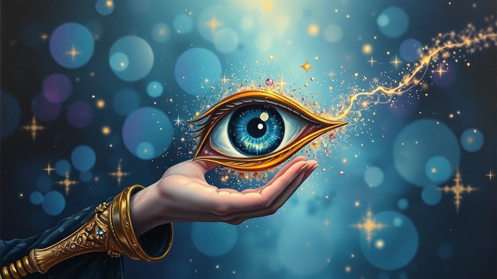 Ethereal Cosmic Eye Reaches for the Stars