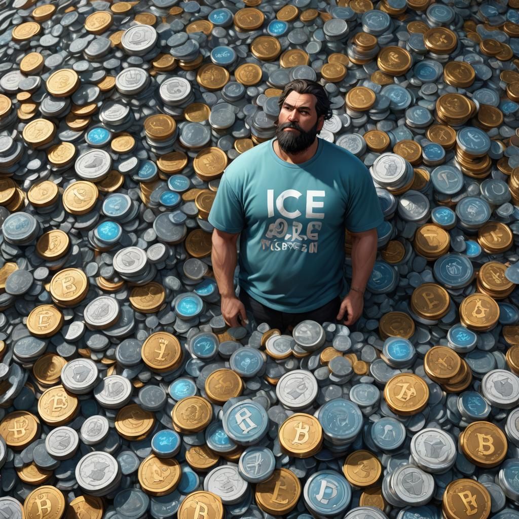 Digital Currency and the Merchant: Detailed Matte Painting