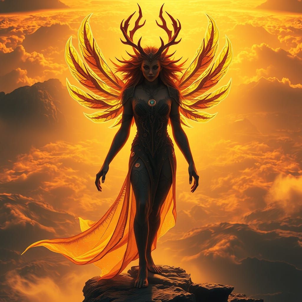 Ethereal Wild Spirit soars in 8K Cinematic 3D Game Art